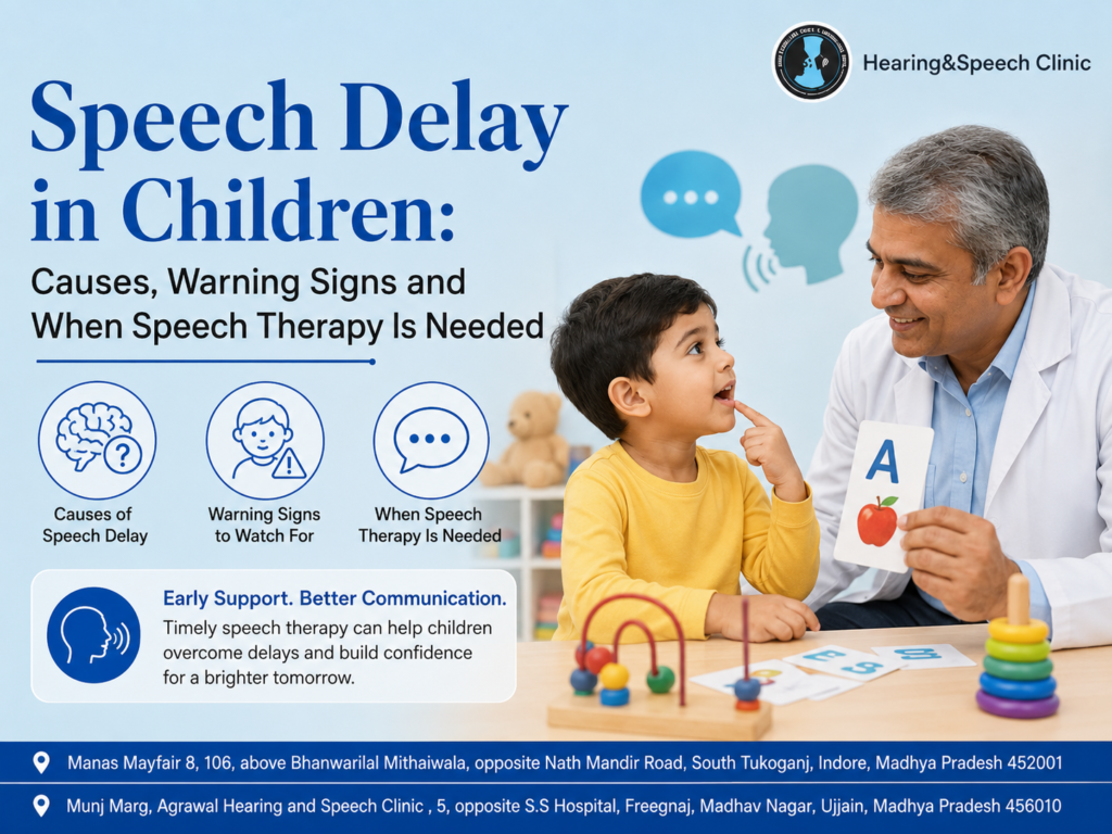 Speech Delay in Children – Causes, Warning Signs and When Speech Therapy Is Needed